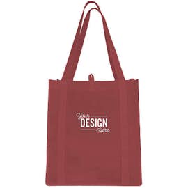 Little Juno Grocery Tote - Color: Burgundy
