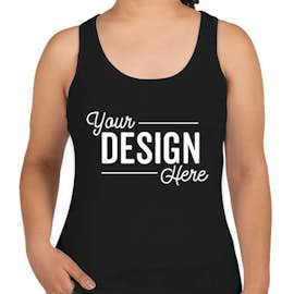 Anvil Women's Tri-Blend Racerback Tank - Color: Black