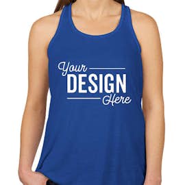 Canada - Bella + Canvas Women's Flowy Racerback Tank - Color: True Royal