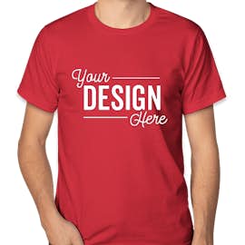 Bayside USA-Made Jersey T-shirt - Color: Red