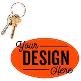 5.75 in. x 3.375 in. Oval Car Magnet - Color: Orange