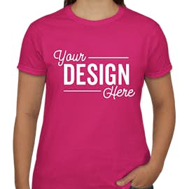 Canada - Gildan Ultra Cotton Women's T-shirt - Color: Heliconia