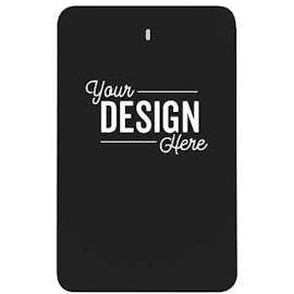 Full Color 3-in-1 Flip Power Bank - Color: Black