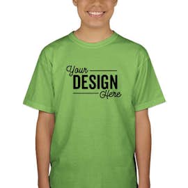 Canada - Gildan Youth 100% Cotton T-shirt - Color: Lime