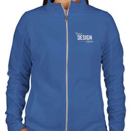 Port Authority Women's Full Zip Microfleece Jacket - Color: Light Royal