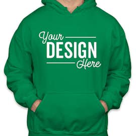 Gildan Midweight 50/50 Pullover Hoodie - Color: Irish Green
