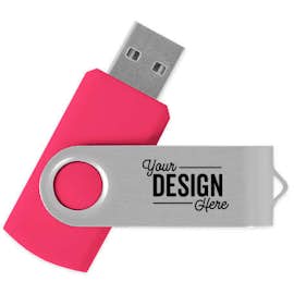 Rotate USB Flash Drive 8GB - Color: Magenta
