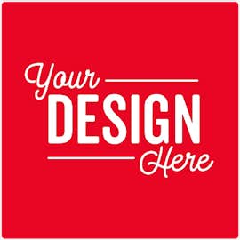 Full Color 3 in. Square Roll Labels (500 per roll) - Color: Red
