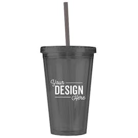 16 oz. Acrylic Cafe Tumbler - Color: Smoke