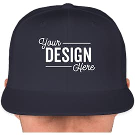 Canada - Yupoong Flat Bill Snapback Hat - Color: Navy