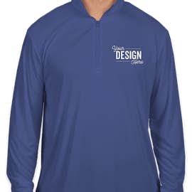 Sport-Tek Competitor Quarter Zip Performance Shirt - Color: True Royal