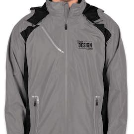 Team 365 Waterproof Hooded Jacket - Color: Sport Graphite / Black