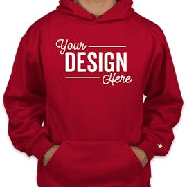 Badger Performance Pullover Hoodie - Color: Red