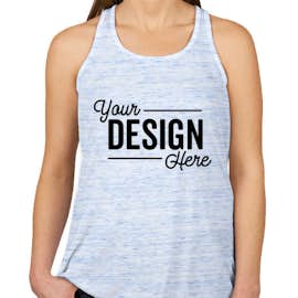 Canada - Bella + Canvas Women's Flowy Racerback Tank - Color: Blue Marble