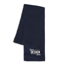 Sportsman Solid Knit Scarf - Color: Navy