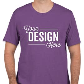 Canada - Bella + Canvas Tri-Blend T-shirt - Color: Purple Tri-Blend