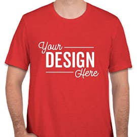 Canada - Bella + Canvas Tri-Blend T-shirt - Color: Red-Tri-Blend