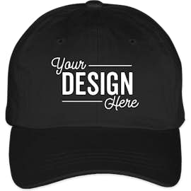 Yupoong Cotton Twill Hat - Color: Black