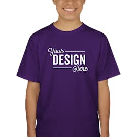 Canada - Gildan Youth 100% Cotton T-shirt - Color: Purple
