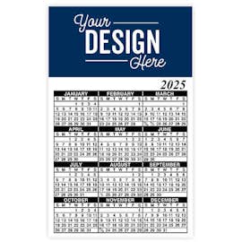 Full Color Calendar Magnet - .019" - Color: Navy