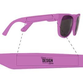 Solid Promotional Sunglasses - Color: Purple / Purple