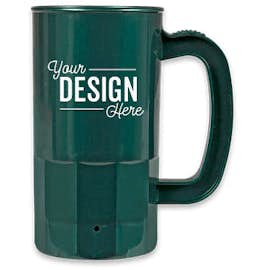 14 oz. Plastic Beverage Mug - Color: Forest Green