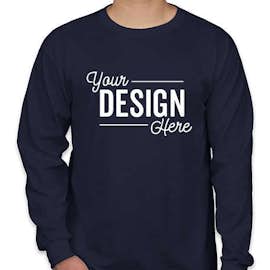 Canada - Jerzees 50/50 Long Sleeve T-shirt - Color: J. Navy