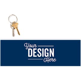 11.5 in. x 3.75 in. Rectangular Bumper Sticker - Color: Navy