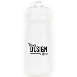 24 oz. Bike Water Bottle - Color: White