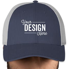 Canada - Richardson Low Profile Trucker Hat - Color: Heather Navy / Silver