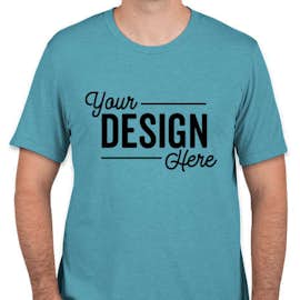 Canada - Bella + Canvas Tri-Blend T-shirt - Color: Aqua Tri-Blend