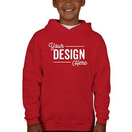 Jerzees Youth Nublend 50/50 Pullover Hoodie - Color: True Red