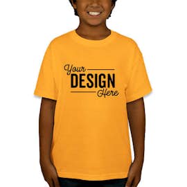Canada - Gildan Youth DryBlend 50/50 T-shirt - Color: Gold