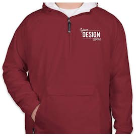 Charles River Classic Hooded Packable Anorak - Color: Cardinal