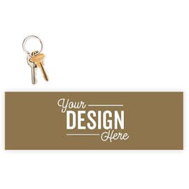 11.5 in. x 3.75 in. Rectangular Bumper Sticker - Color: Metallic Gold