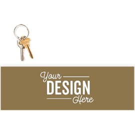 11.5 in. x 3.75 in. Rectangular Bumper Sticker - Color: Metallic Gold