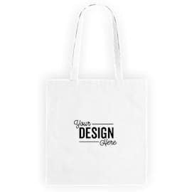 Promotional Non-Woven Convention Tote - Color: White