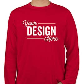 Canada - Gildan Softstyle Long Sleeve Jersey T-shirt - Color: Cherry Red