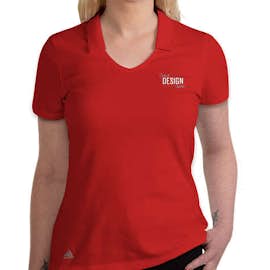 Adidas Women's Recycled Blend Polo - Color: Power Red
