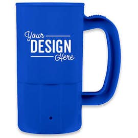 14 oz. Plastic Beverage Mug - Color: Blue
