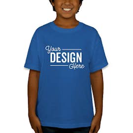 Canada - Gildan Youth DryBlend 50/50 T-shirt - Color: Royal