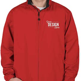 North End Full Zip Hooded Jacket - Color: Molten Red