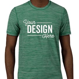 Adidas Tech Heathered Performance Shirt - Color: Collegiate Green Melange