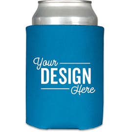 Foldable Can Cooler - Color: Neon Blue