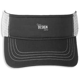 Richardson Trucker Visor - Color: Charcoal / White