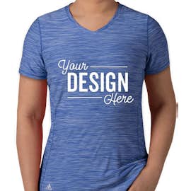 Adidas Women's Tech Heathered Performance Shirt - Color: Collegiate Royal Melange