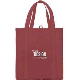 Hercules Grocery Tote - Color: Burgundy