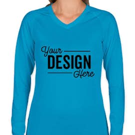 Augusta Women's Slim Fit Long Sleeve Volleyball Jersey - Color: Power Blue