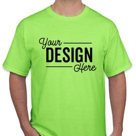 Canada - Gildan 100% Cotton T-shirt - Color: Neon Green