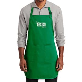 Port Authority Two-Pocket Full Length Apron - Color: Kelly Green